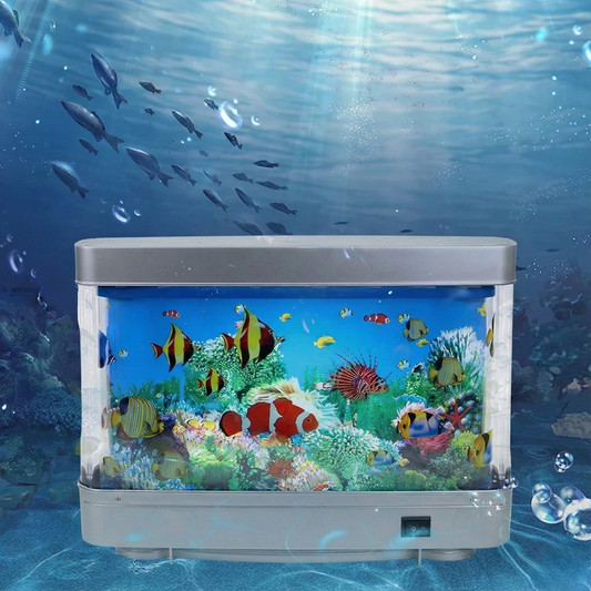 Retro Tropical Fish Tank Night Light